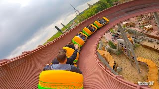 Bobsled Coasters Ride  Parc Asterix amp Europa Park  La Trace Du Hourra 2023 [upl. by Mata]