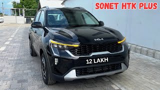 New 2024 KIA Sonet HTK Plus 12 L MT Updated Model Detailed Review✅😍 [upl. by Eelrebmyk]