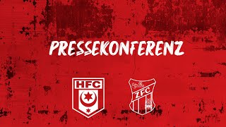 Pressekonferenz vor dem Heimspiel gegen den ZFC Meuselwitz [upl. by Nnalyrehc]