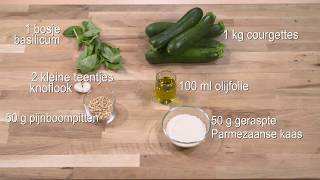 Courgettes met pesto  Recipe Spiral Expert NL [upl. by Eiramnwad]