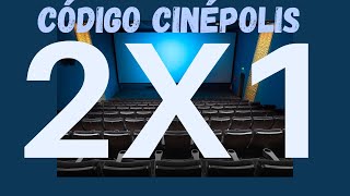 Código cinépolis 2x1  Cupón cinépolis VIP 2D 3D 4DX 2021 Spiderman [upl. by Rheingold]