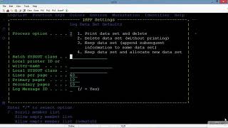 02 02 ISPF Settings [upl. by Egas242]