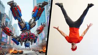 Stunts From Transformers In Real Life Parkour [upl. by Massab]