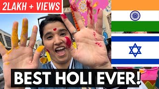 HOLI in ISRAEL  Indian In Israel  Indian Jews  India Israel 🇮🇳 🇮🇱  Revital Moses  Marathi Vlog [upl. by Jerrold608]