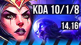 LEBLANC vs RYZE MID  1018 Legendary 500 games  NA Master  1416 [upl. by Aenert629]