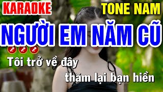 NGƯỜI EM NĂM CŨ Karaoke Nhạc Sống Tone Nam  BEAT CHUẨN   Mai Phạm Karaoke [upl. by Trinetta603]