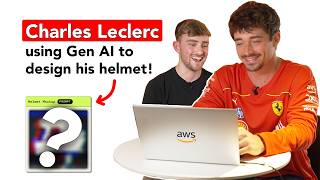 We used AI to design Charles Leclercs new F1 helmet  Scuderia Ferrari HP [upl. by Lotz]