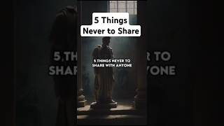 Never Share this 5 Things 🔥subscribe victorymotivator Motivation shortviralシyt [upl. by Asilegna786]