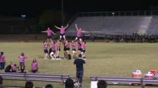 Desert Ridge Powderpuff Cheer Half Time Show [upl. by Gillett]