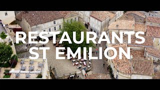 RESTAURANTS ST EMILION [upl. by Atnovart]