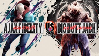 AJAX FIDELITY VS BIGBUTTJACKSON  ED VS AKUMA TOP 8 Street Fighter League Combine  Central America [upl. by Ardnalac]