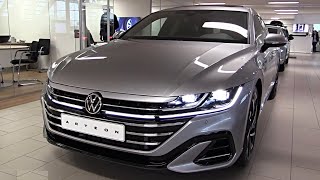 2021 NEW VW Arteon Shooting Brake  R Line FULL REVIEW Interior Exterior SOUND [upl. by Anela]