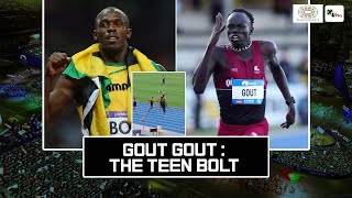 16yearold Australian speedster Gout Gout subtly misses Usain Bolts 100m world record [upl. by Naara591]