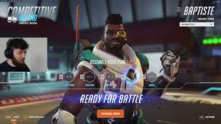 Dafran BAPTISTE COMPETITIVE Gameplay  OVERWATCH VOD Replays [upl. by Ybot365]