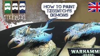 How to Paint Tzeentchs Demons [upl. by Humble]