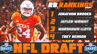 Best Running Backs in The 2024 NFL Draft  NFL Draft RB Rankings [upl. by Ofori160]