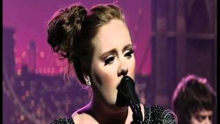 Adele  Chasing Pavements Live Debut on The Late Show with David Letterman [upl. by Troc]