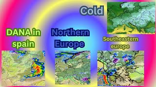 Forecast for Europe November 11th and onwards Systems in Spain southeastern Europe north… [upl. by Freddy]