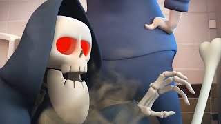 Spookiz  Skeleton Teacher Smelliest Fart Ever 스푸키즈  Funny Cartoon for Children [upl. by Fisken]