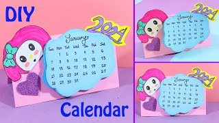 How to Make Desk Calendar  DIY Paper Calendar at Home  Cute Origami Calendar Idea [upl. by Sclar28]