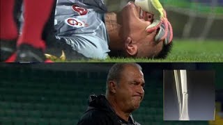 Muslera sakatlık ve hastaneye kaldırılma anı  Fatih Terimin Muslera hakkında konuşması [upl. by Hnilym]