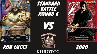 OP08 Rob Lucci vs Zoro Rare amp Sleeveless Locals Round 4 One Piece TCG POV [upl. by Ellga61]