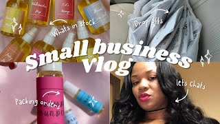 Small business Vlog… Let’s Chit Chat…Order Drop offspackaging orders What’s in Stock [upl. by Stephie]