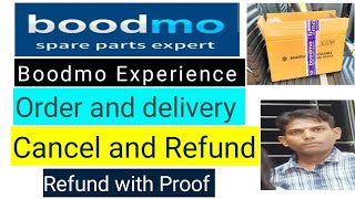 Boodmo order cancel and Refund successfully  spare part Received boodmo experience [upl. by Shriver]