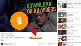 ▶ How DOWNLOAD videos from OKRU for free ✅ STILL WORKING [upl. by Ardnat]