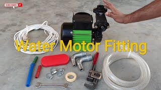 Water Pump Installation  water pump  पानी की मोटर कैसे फिटिंग करे  Step By Step Details [upl. by Notyard]