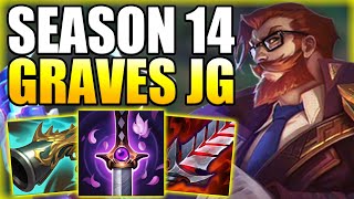 THIS IS HOW TO PLAY GRAVES JUNGLE AFTER THE SEASON 14 ITEM CHANGES Gameplay Guide League of Legends [upl. by Karlow]