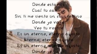 Alvaro Soler  Agosto  Lyrics  Letra [upl. by Halivah]