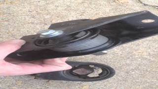 Mazda Protege Front Engine Mount Install HowTo [upl. by Goldman]