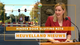 Heuvelland Nieuws hinder door sluiting N278 [upl. by Anibor]