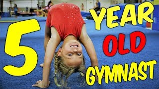 Adorable 5 Year Old Gymnast Kyleigh Ultimate Gymnastics [upl. by Bilicki120]