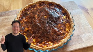 Quiche lorraine  la recette traditionnelle avec une pâte brisée maison [upl. by Nap264]