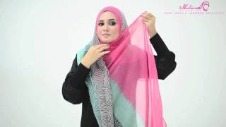 Tutorial  4 Ways to Style Wide Shawl by MuslimahClothingcom [upl. by Yasmine]