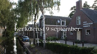 Kerkdienst 8 september [upl. by Blondell]