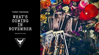 Whats Coming In November  Pick A Pile Tarot Reading For You [upl. by Gabbey272]