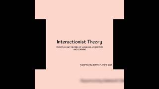 Interactionist theory [upl. by Nageek]