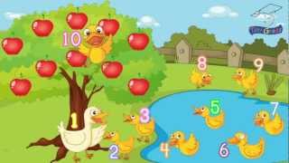 Learn to Count to Ten  Fun sing a long song TinyGrads Homeschool family [upl. by Olimac]