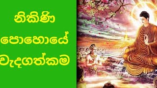 නිකිණි පොහොයේ වැදගත්කම VALUE OF NIKINI POYA DAY  August poya day [upl. by Shaefer941]