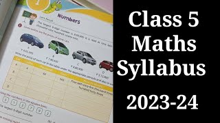 Maths Syllabus For Class 5  Latest Class 5 Maths Syllabus  5th Standard Maths Syllabus 202324 [upl. by Ffoeg]