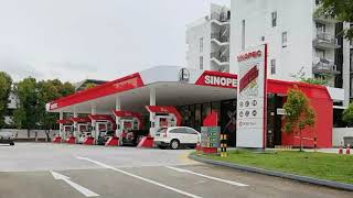 Sinopecs Petrol Station in Singapore [upl. by Bakerman]