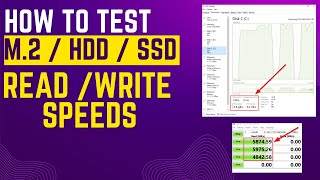 How to Check SSD NVME and HDD Read and Write Speeds on Windows [upl. by Ecnerual]