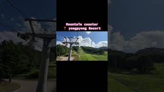 Gangneung trip Mountain coaster in yongpyong Resort  NO COPY RIGHT [upl. by Mather]