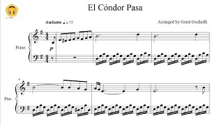 El Condor Pasa Piano SoloSheets [upl. by Cormack]