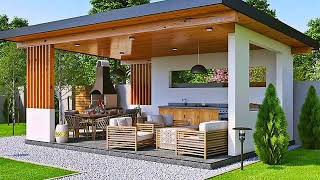 NEW Modern Patio Designs 2024  Home Backyard Garden Landscaping Designs [upl. by Rotciv986]