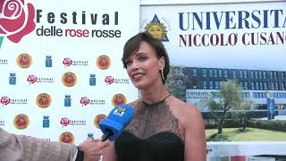 Roberta Giarrusso intervista al Festival delle Rose Rosse di Cascia [upl. by Neill862]