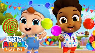 Lollipop Song  Fun Sing Along Songs by Little Angel Playtime [upl. by Mellins]